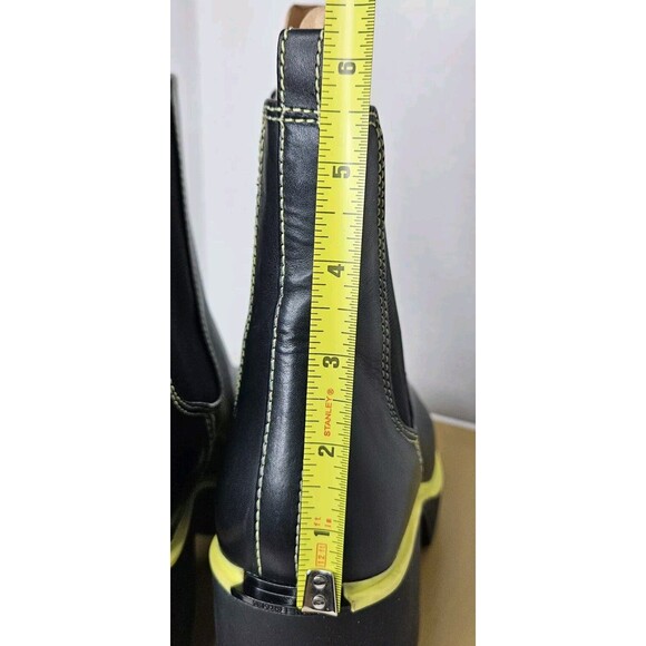 Michael Kors Keisha Bootie Limelght MLT Sz 9.5 NIB Leather/ Contrast Stitching - Picture 8 of 10